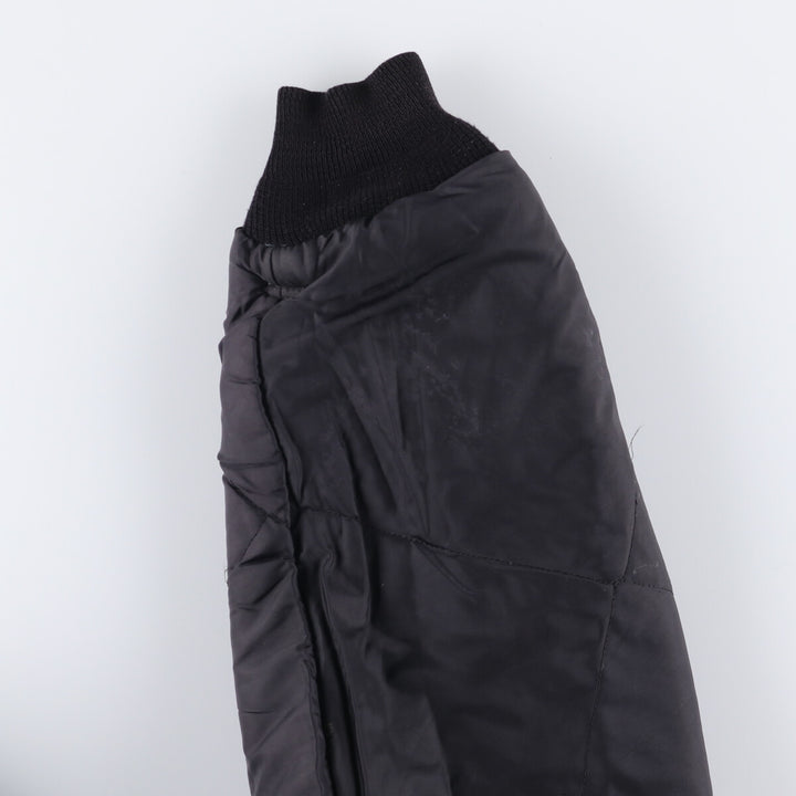 Vintage 1990'S Canadian Army ECW padded military combat jacket, made in Canada, men's size M cotton navy blue type Vintage Second Hand