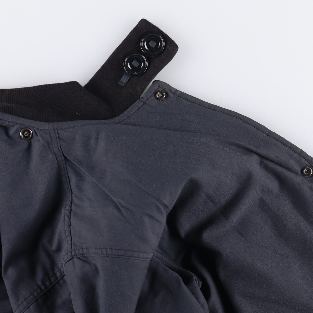 Vintage 1990'S Canadian Army ECW padded military combat jacket, made in Canada, men's size M cotton navy blue type Vintage Second Hand