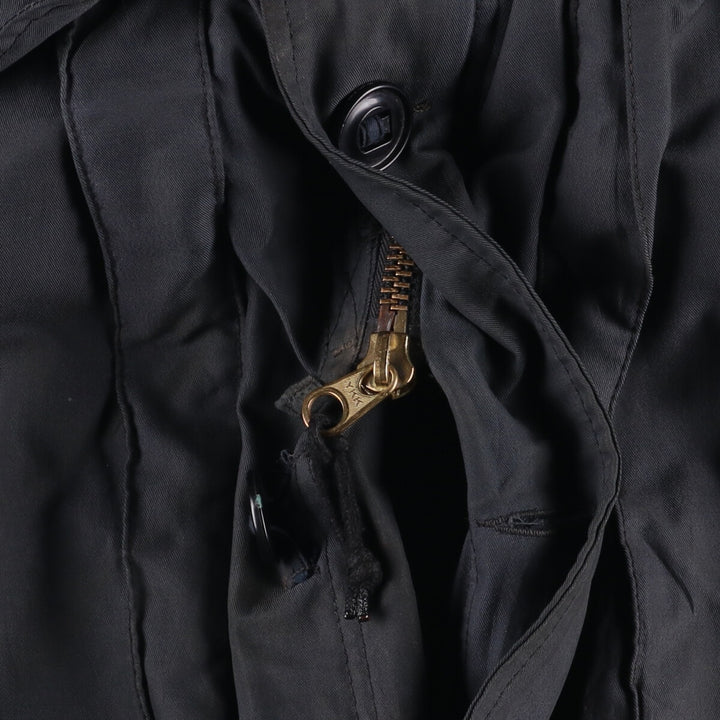 Vintage 1990'S Canadian Army ECW padded military combat jacket, made in Canada, men's size M cotton navy blue type Vintage Second Hand