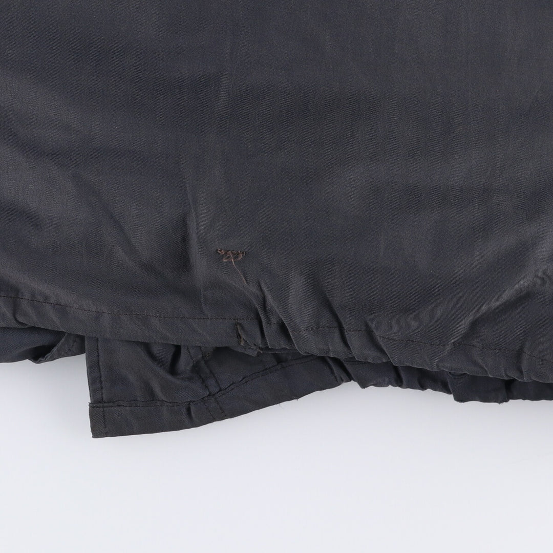 Vintage 1990'S Canadian Army ECW padded military combat jacket, made in Canada, men's size M cotton navy blue type Vintage Second Hand