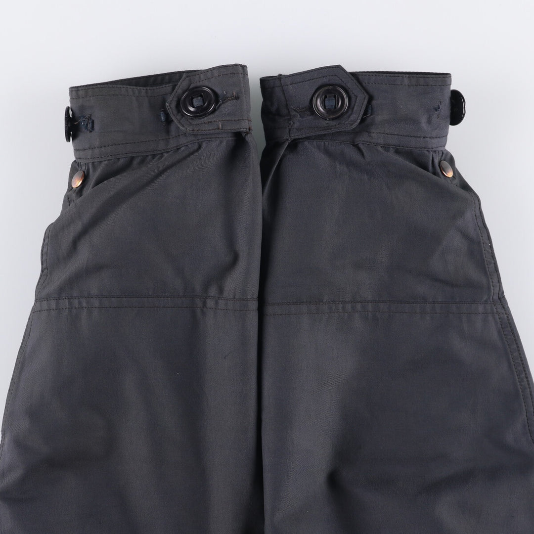 Vintage 1990'S Canadian Army ECW padded military combat jacket, made in Canada, men's size M cotton navy blue type Vintage Second Hand