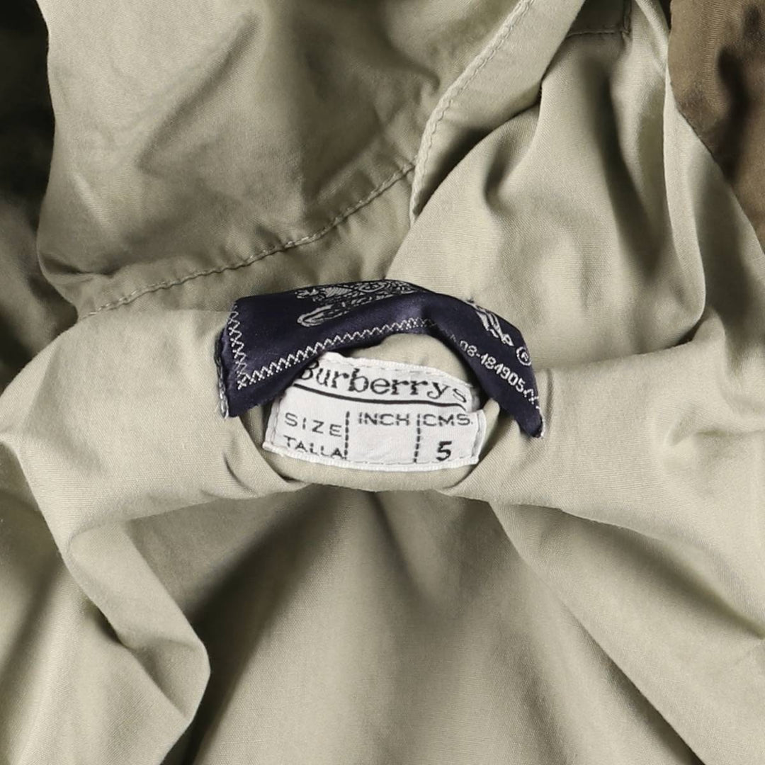 Burberry's Men's Blouson (Size L) unclear Khaki type brown Vintage Second Hand