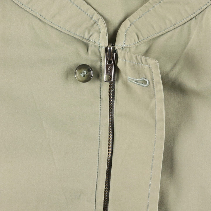 Burberry's stand-collar zip-up jacket, made in Spain, men's size XL polyester Khaki type Vintage Second Hand