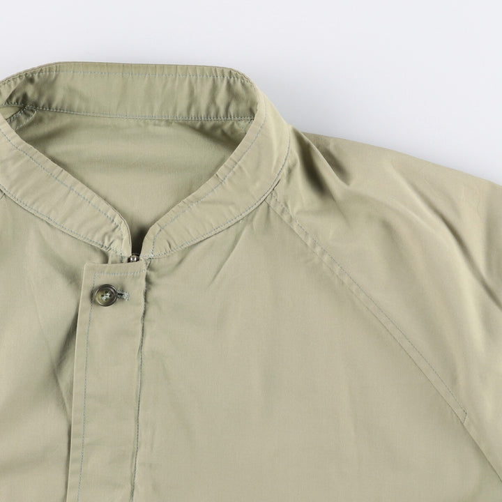 Burberry's stand-collar zip-up jacket, made in Spain, men's size XL polyester Khaki type Vintage Second Hand