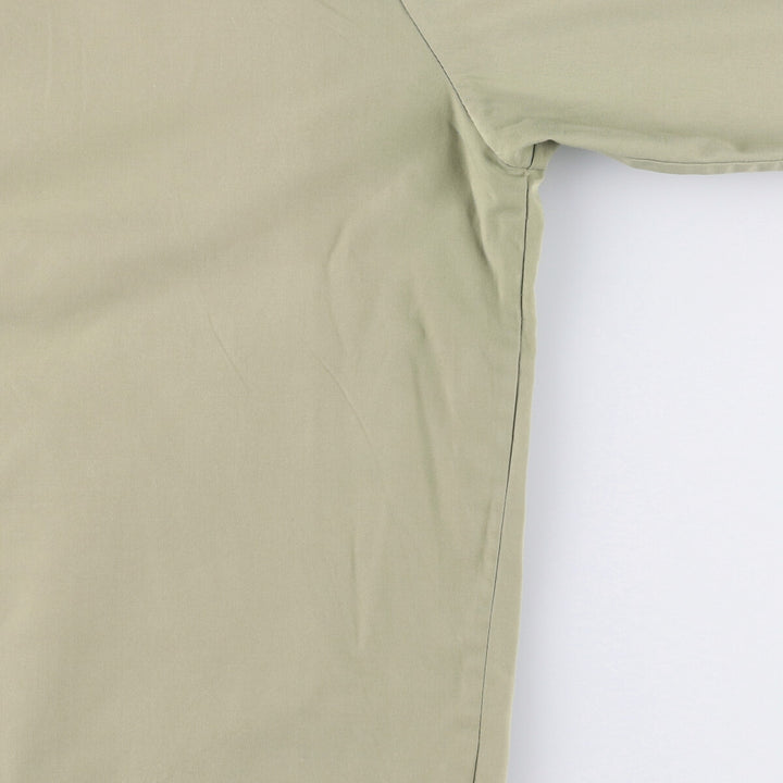 Burberry's stand-collar zip-up jacket, made in Spain, men's size XL polyester Khaki type Vintage Second Hand