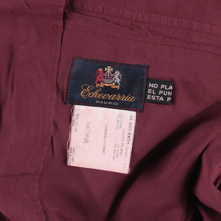 Burberry's Men's Blouson (XL) Rayon wine-red Vintage Second Hand