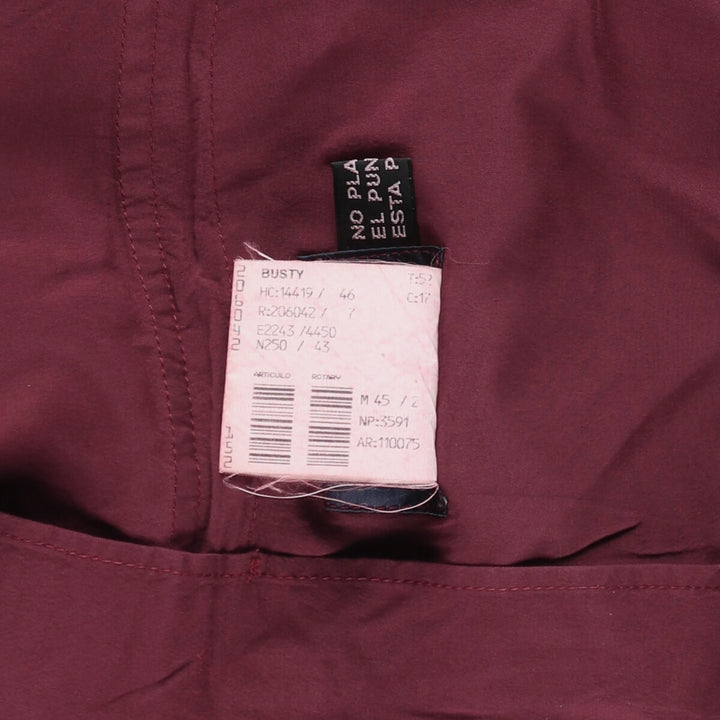 Burberry's Men's Blouson (XL) Rayon wine-red Vintage Second Hand