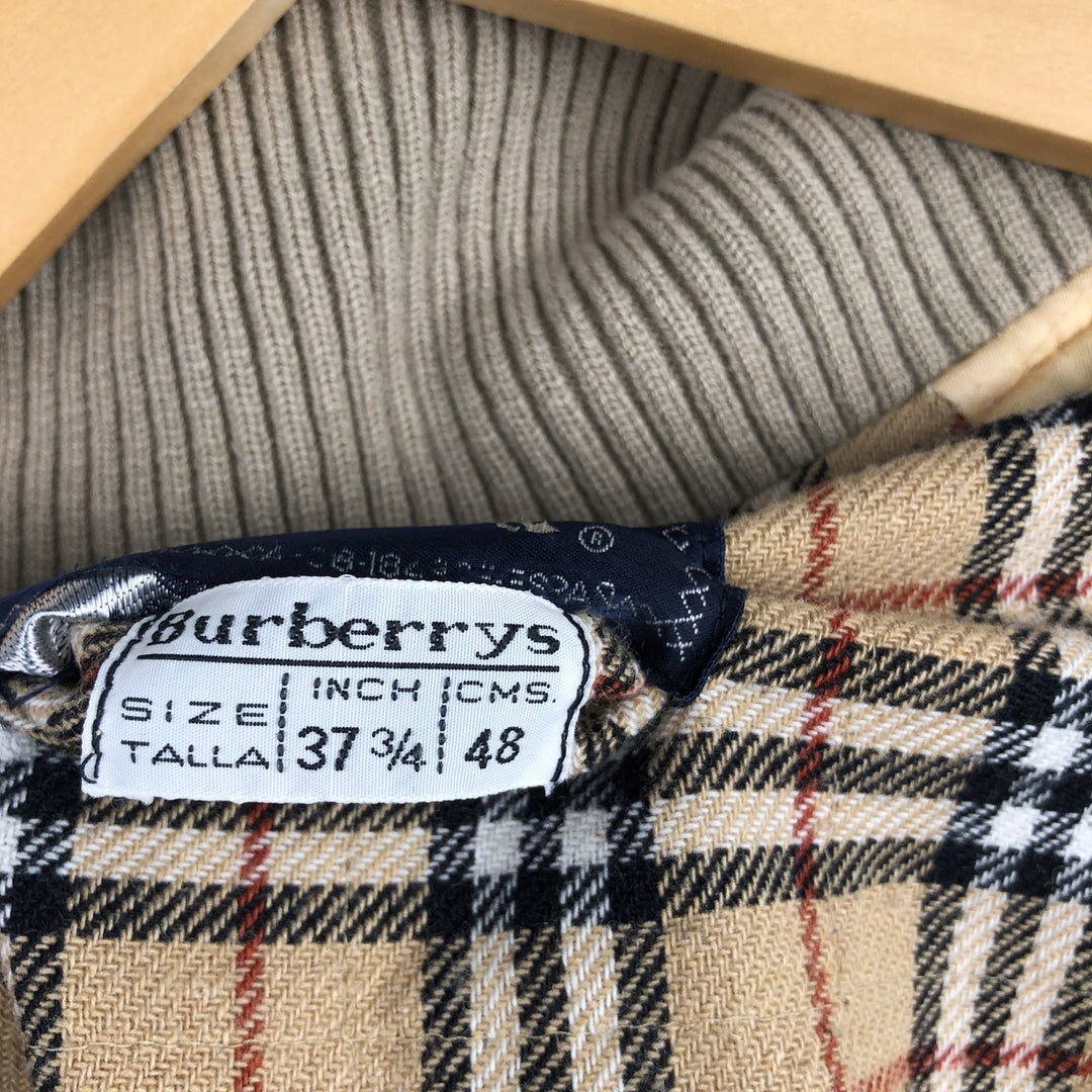 Burberry's jacket, men's size M unclear Beige type Vintage Second Hand