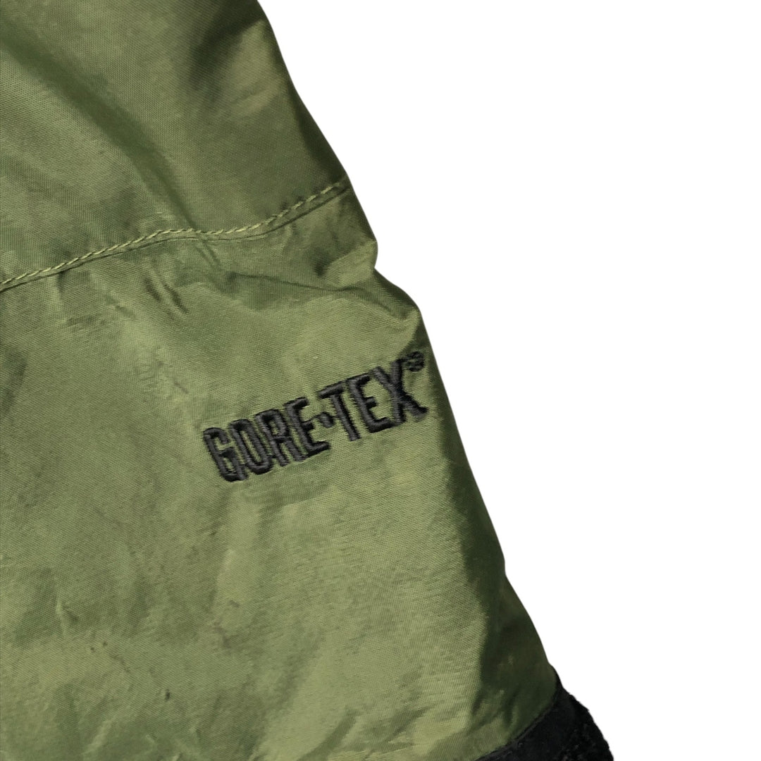 90'S The North Face GORE-TEX Mountain Parka Shell Jacket, Men's Size Medium, Vintage Nylon (Gore-Tex) Khaki type Vintage Second Hand