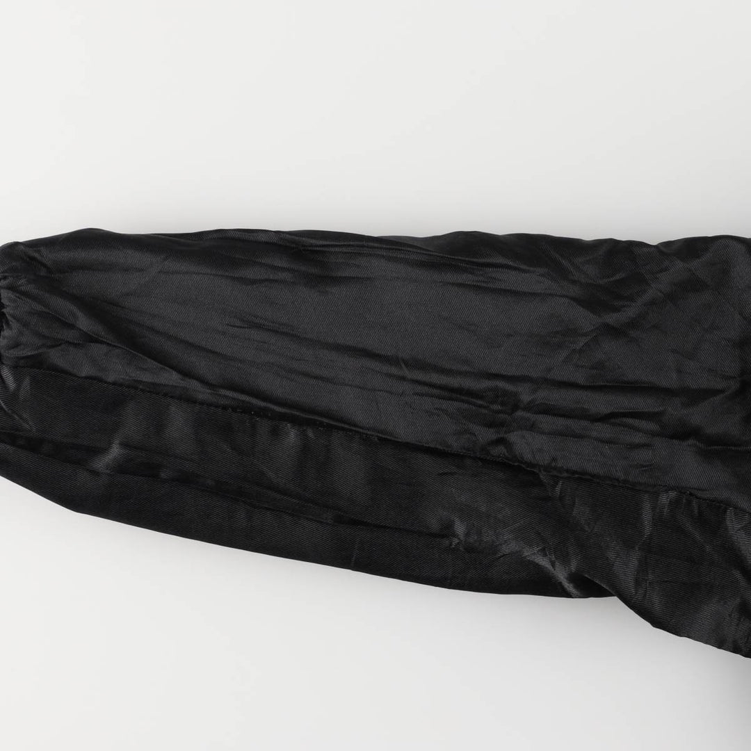 AVIATRIX Tiger Pattern Leather Blouson, Men's Size M genuine leather black type Vintage Second Hand