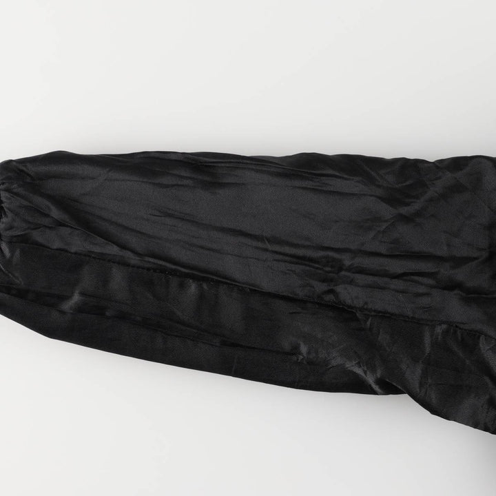 AVIATRIX Tiger Pattern Leather Blouson, Men's Size M genuine leather black type Vintage Second Hand