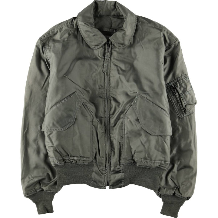 80's US military actual product CWU-45 Aromatic polyamide Khaki type Vintage Second Hand