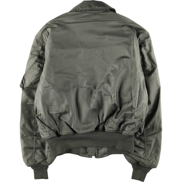 80's US military actual product CWU-45 Aromatic polyamide Khaki type Vintage Second Hand