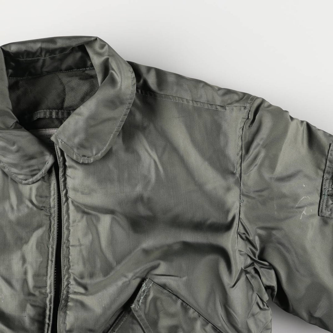 80's US military actual product CWU-45 Aromatic polyamide Khaki type Vintage Second Hand