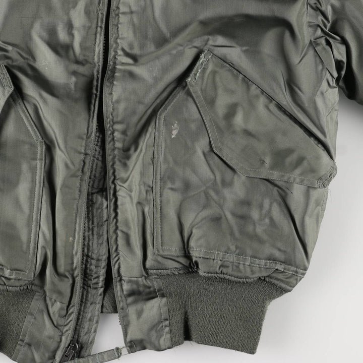 80's US military actual product CWU-45 Aromatic polyamide Khaki type Vintage Second Hand