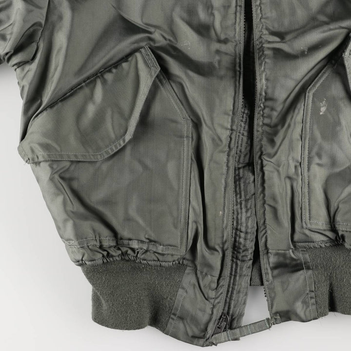 80's US military actual product CWU-45 Aromatic polyamide Khaki type Vintage Second Hand