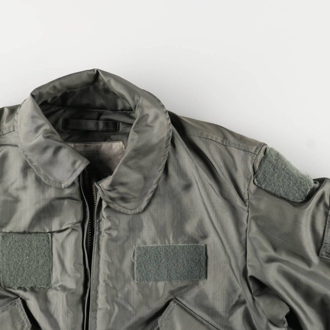 80's US military actual product CWU-45 Aromatic polyamide Khaki type Vintage Second Hand