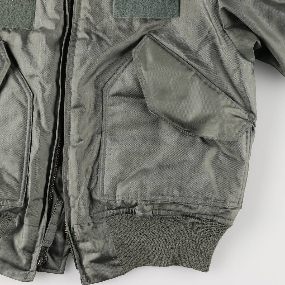 80's US military actual product CWU-45 Aromatic polyamide Khaki type Vintage Second Hand