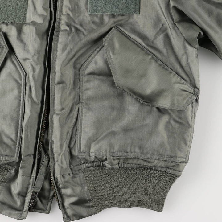 80's US military actual product CWU-45 Aromatic polyamide Khaki type Vintage Second Hand