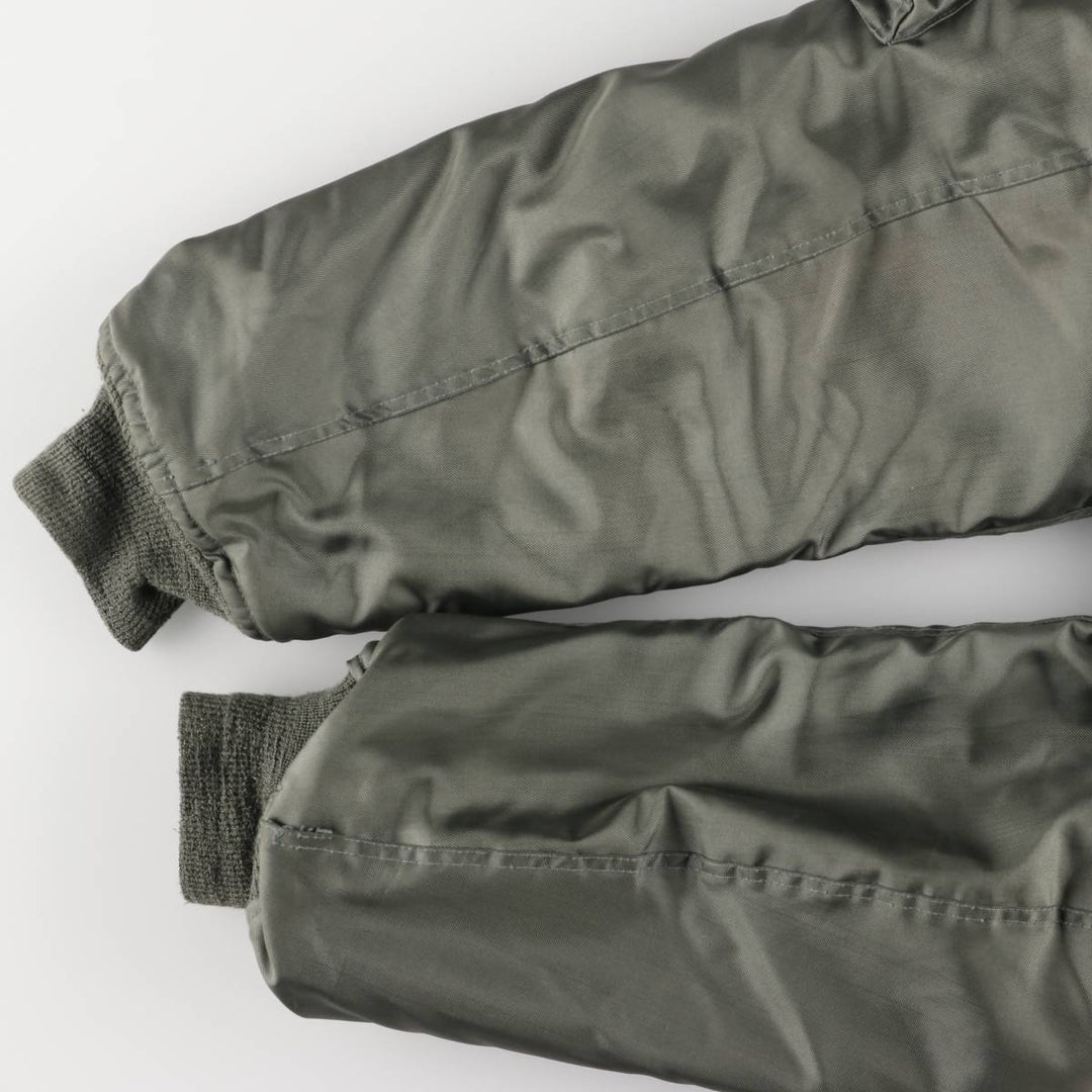 80's US military actual product CWU-45 Aromatic polyamide Khaki type Vintage Second Hand