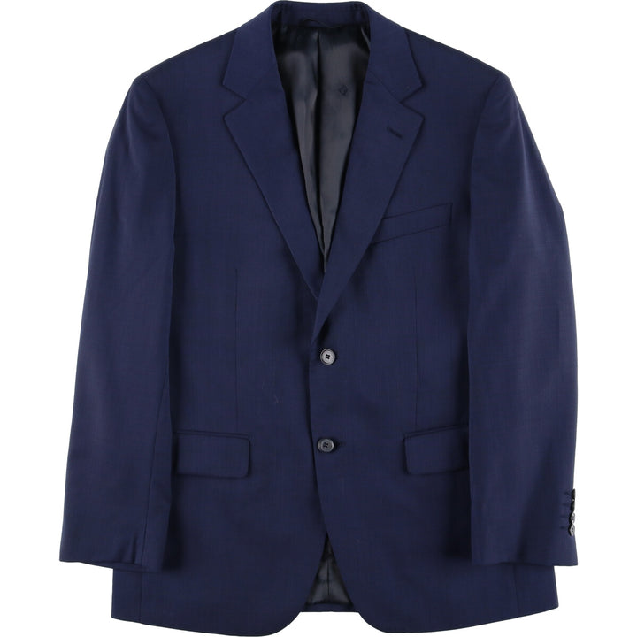 Balmain Paris wool tailored jacket, size M wool navy blue type Vintage Second Hand