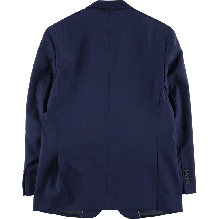 Balmain Paris wool tailored jacket, size M wool navy blue type Vintage Second Hand