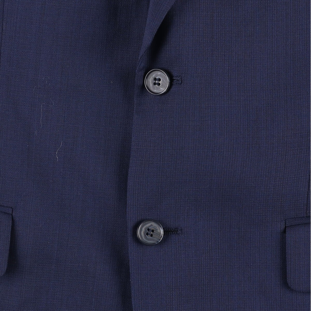 Balmain Paris wool tailored jacket, size M wool navy blue type Vintage Second Hand
