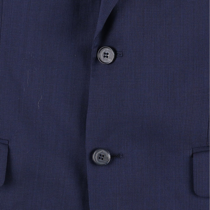 Balmain Paris wool tailored jacket, size M wool navy blue type Vintage Second Hand