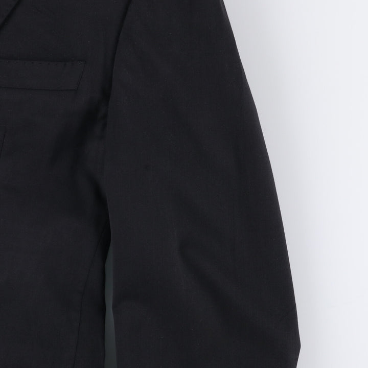 Balmain Slim Fit Super 120'S Wool Tailored Jacket, Men's Size L wool black type Vintage Second Hand
