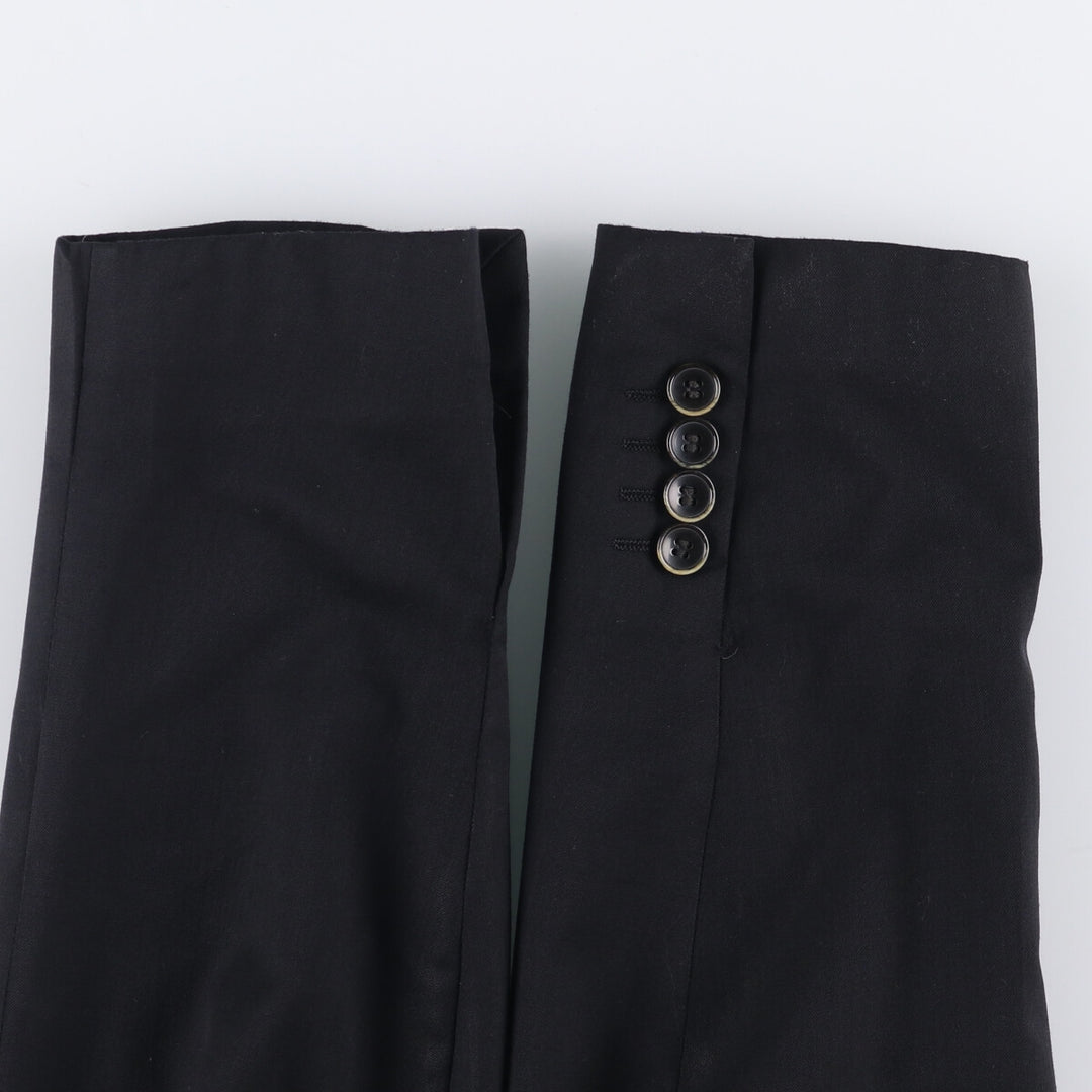Balmain Slim Fit Super 120'S Wool Tailored Jacket, Men's Size L wool black type Vintage Second Hand