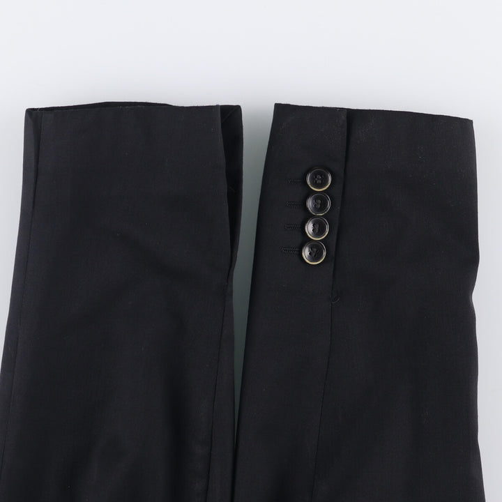 Balmain Slim Fit Super 120'S Wool Tailored Jacket, Men's Size L wool black type Vintage Second Hand