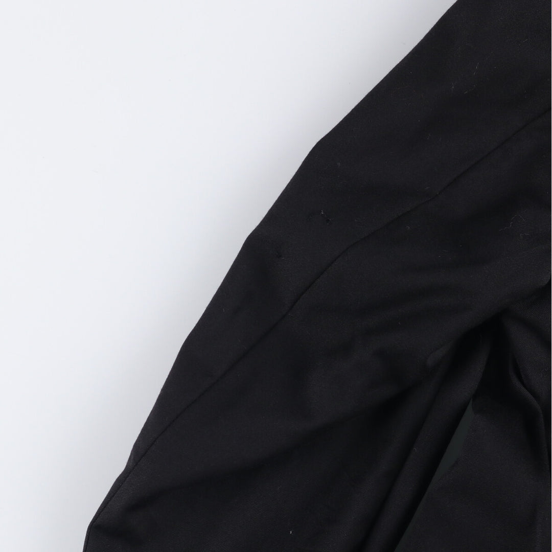 Burberry's London wool tailored jacket, made in the USA, men's size XL wool black type Vintage Second Hand