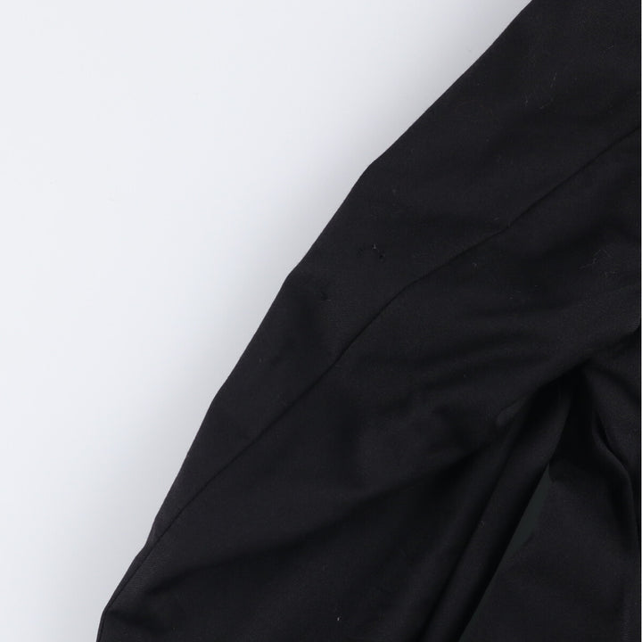 Burberry's London wool tailored jacket, made in the USA, men's size XL wool black type Vintage Second Hand