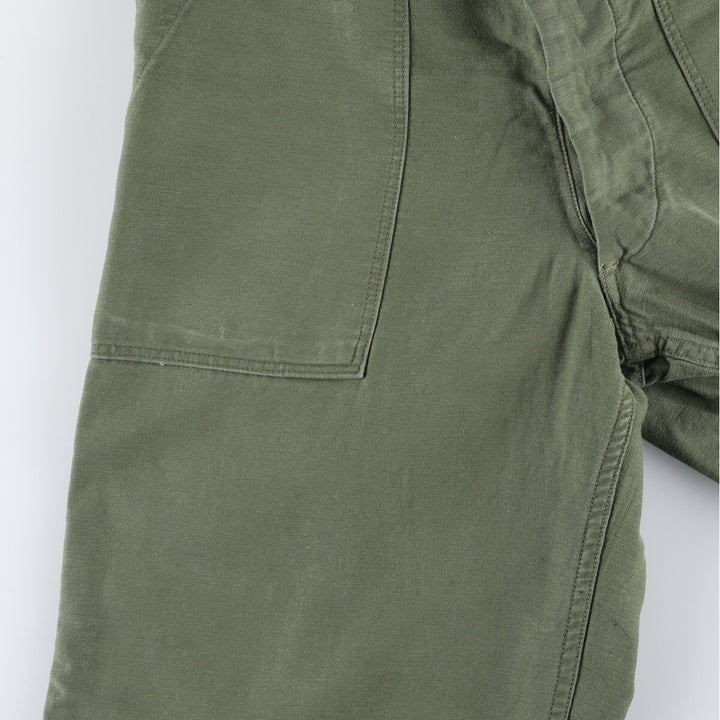 1960'S US Army Baker Pants, Women's Size L (W27) unclear Khaki type Vintage Second Hand