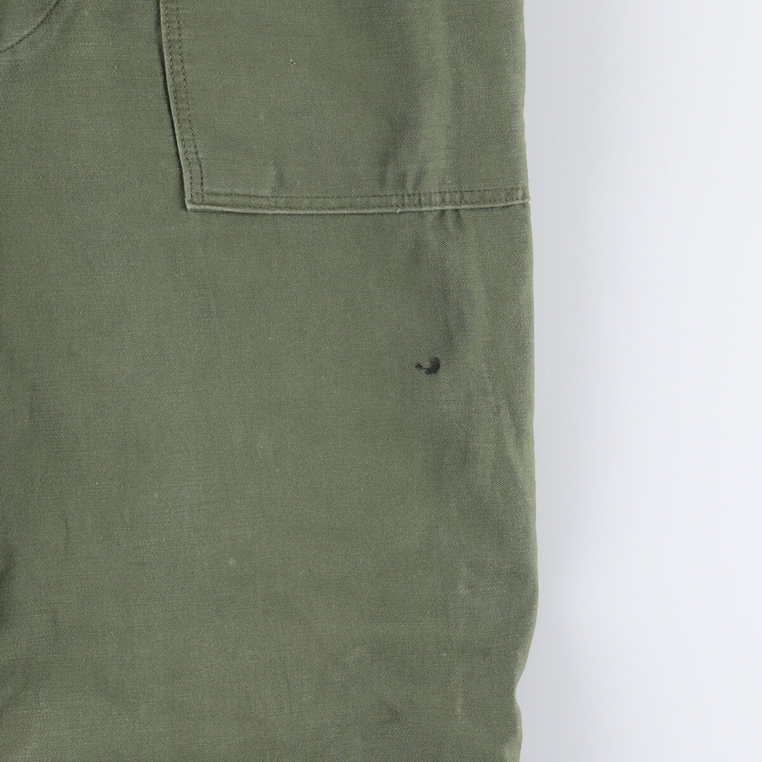 1960'S US Army Baker Pants, Women's Size L (W27) unclear Khaki type Vintage Second Hand