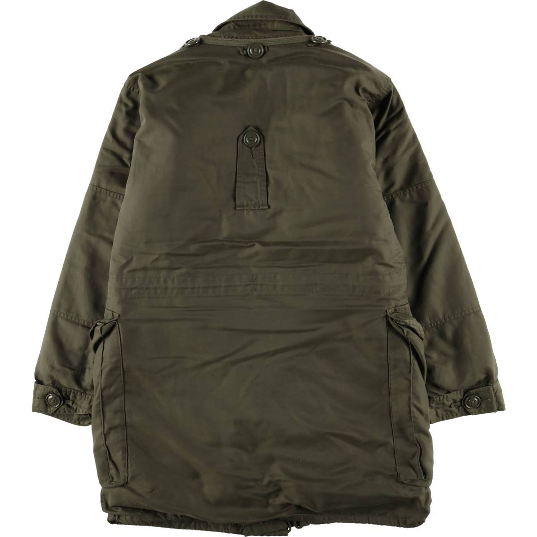 1970'S Canadian Army MK2 Military Field Jacket, 4 REG Nylon Khaki type Vintage Second Hand