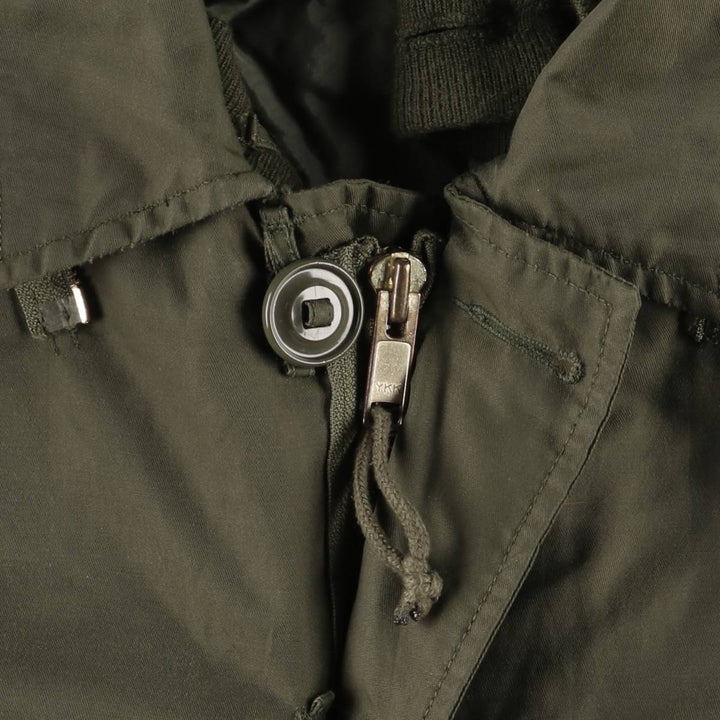 1970'S Canadian Army MK2 Military Field Jacket, 4 REG Nylon Khaki type Vintage Second Hand