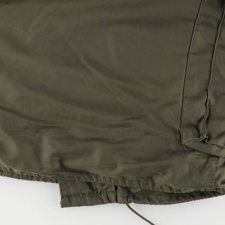 1970'S Canadian Army MK2 Military Field Jacket, 4 REG Nylon Khaki type Vintage Second Hand