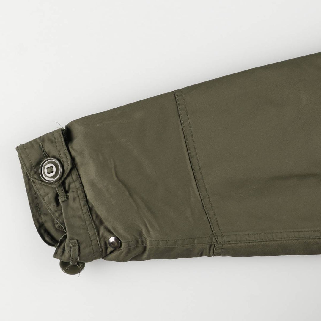 1970'S Canadian Army MK2 Military Field Jacket, 4 REG Nylon Khaki type Vintage Second Hand