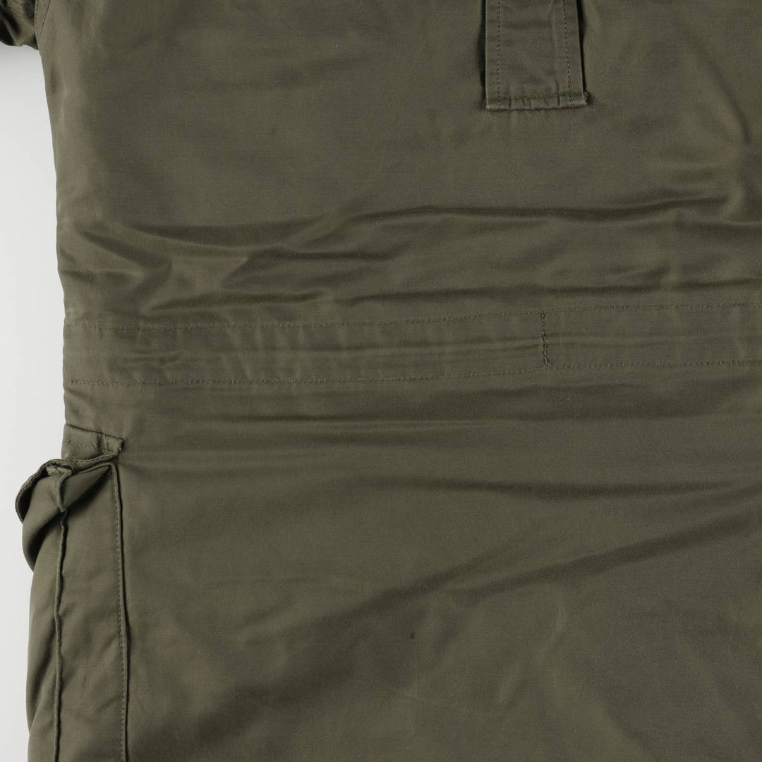 1970'S Canadian Army MK2 Military Field Jacket, 4 REG Nylon Khaki type Vintage Second Hand