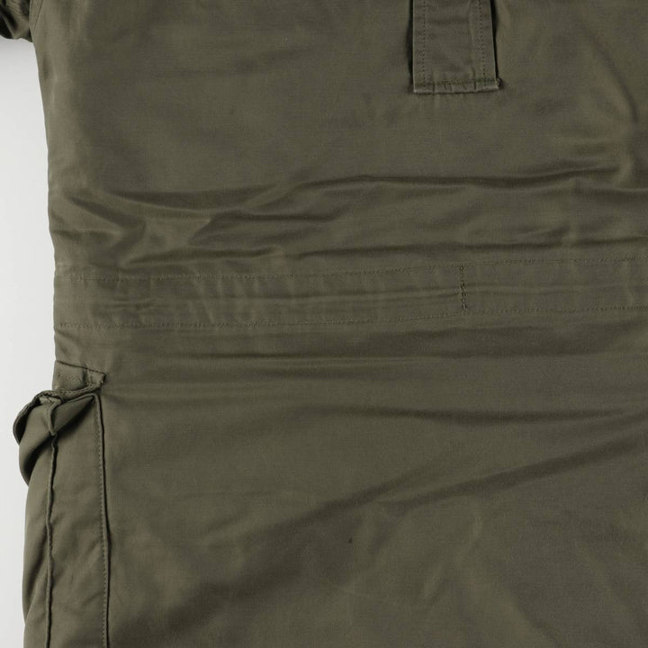 1970'S Canadian Army MK2 Military Field Jacket, 4 REG Nylon Khaki type Vintage Second Hand