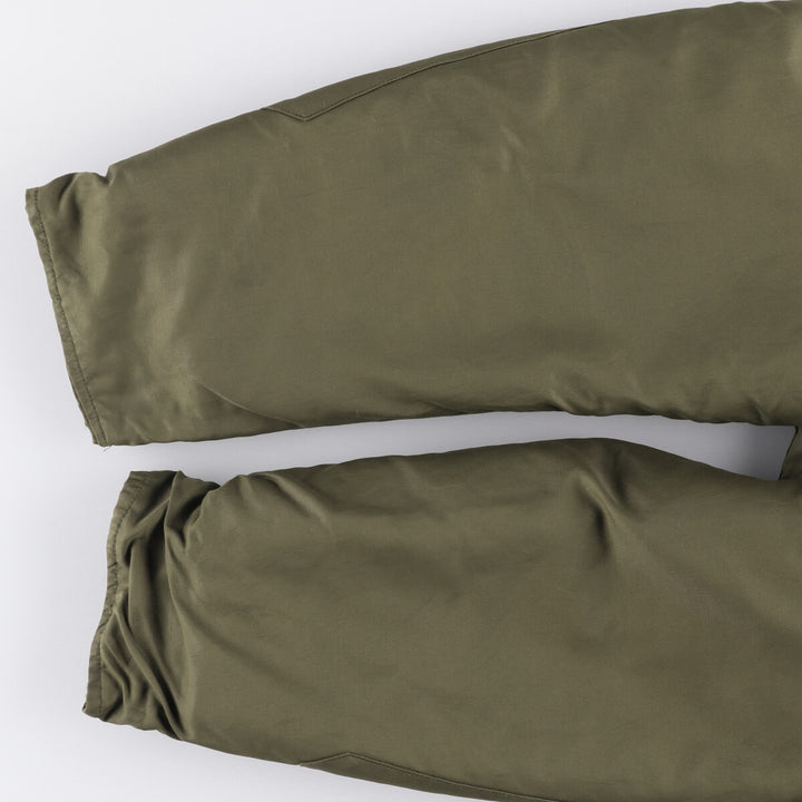 1990'S Canadian Army Military Field Parka 7040 cotton Khaki type Vintage Second Hand