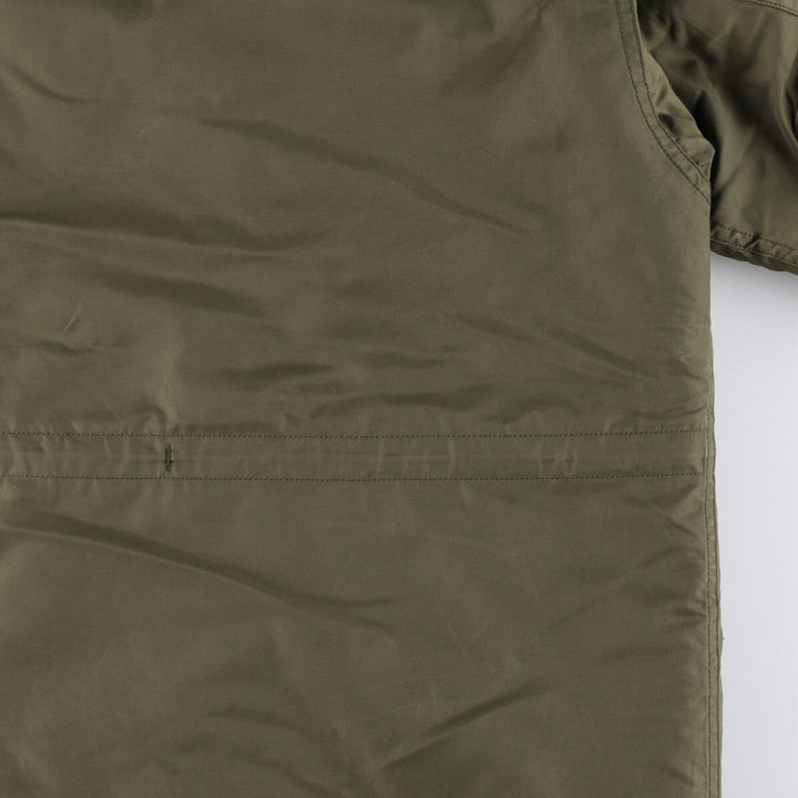 1990'S Canadian Army Military Field Parka 7040 cotton Khaki type Vintage Second Hand