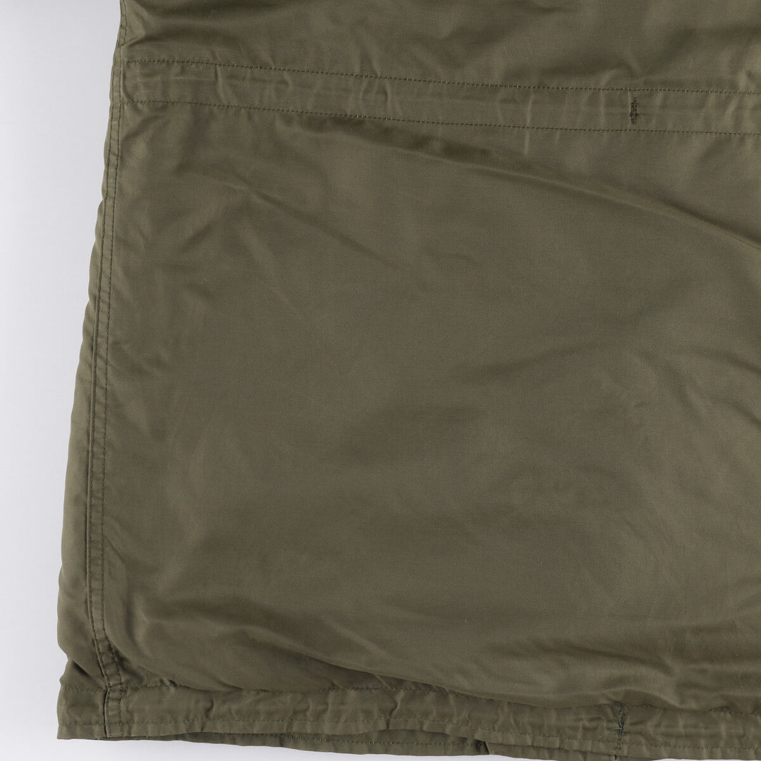 1990'S Canadian Army Military Field Parka 7040 cotton Khaki type Vintage Second Hand