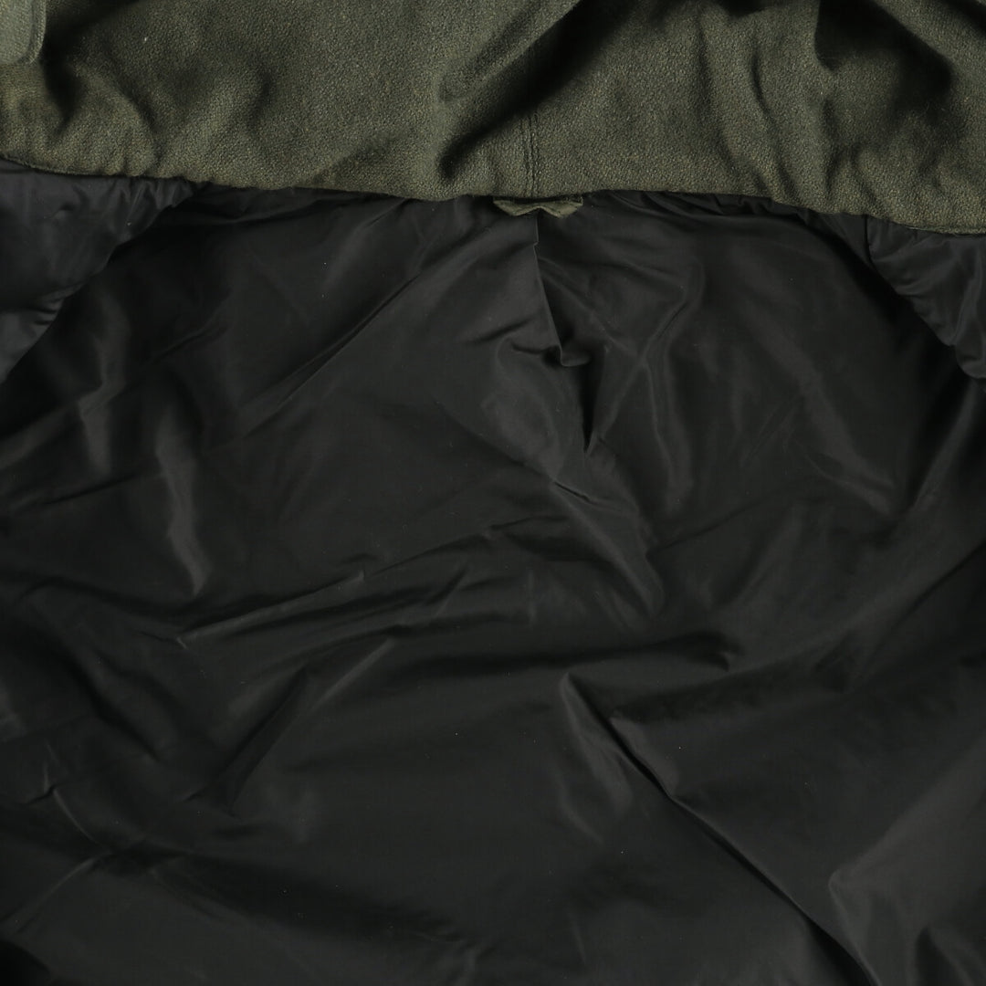 1990'S Canadian Army Military Field Parka 7040 cotton Khaki type Vintage Second Hand