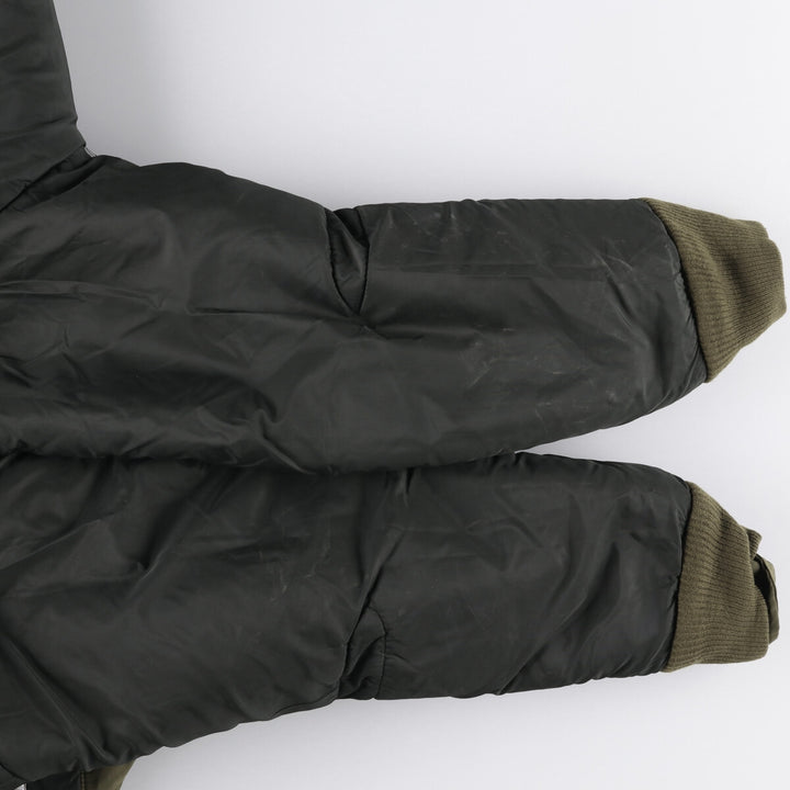 1990'S Canadian Army Military Field Parka 7040 cotton Khaki type Vintage Second Hand
