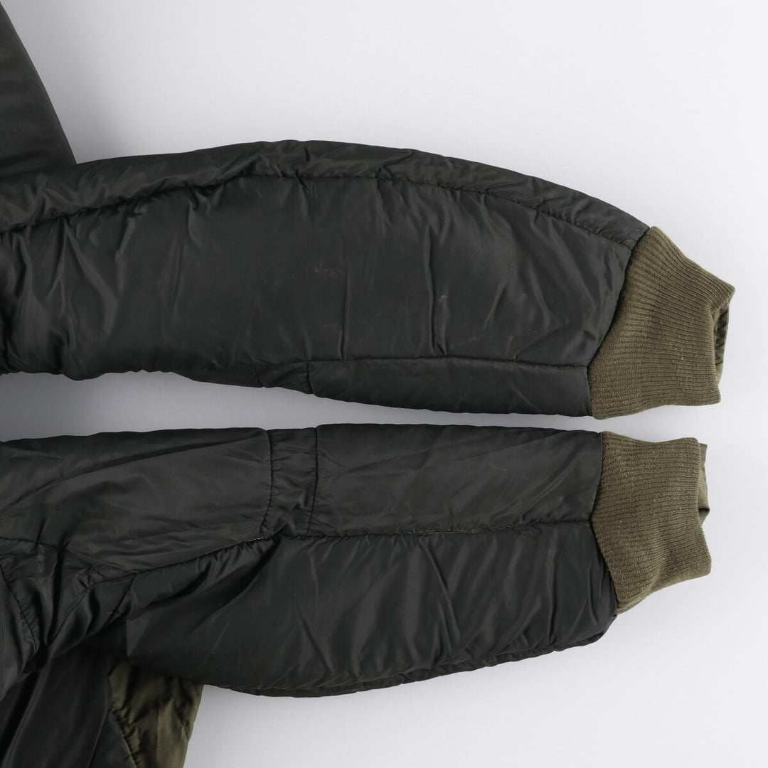 1990'S Canadian Army Military Field Parka 7040 cotton Khaki type Vintage Second Hand