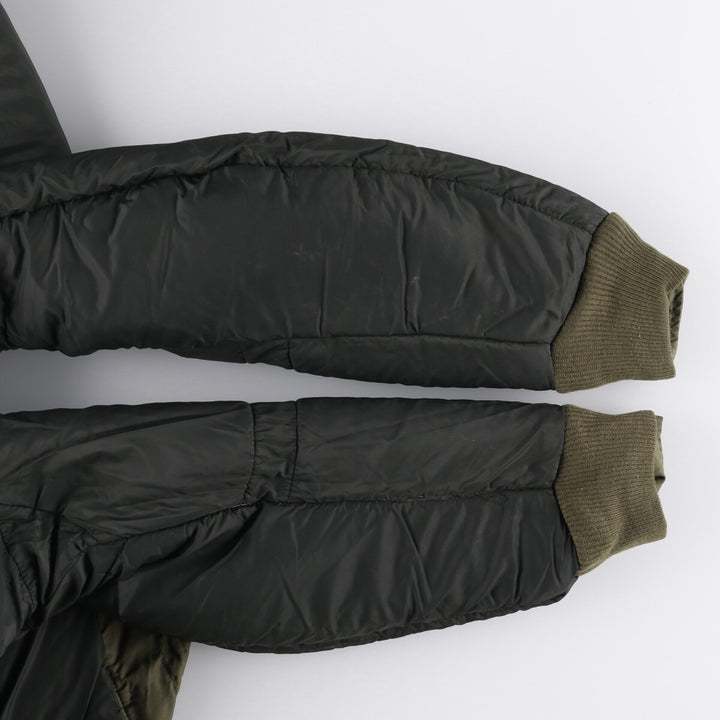 1990'S Canadian Army Military Field Parka 7040 cotton Khaki type Vintage Second Hand