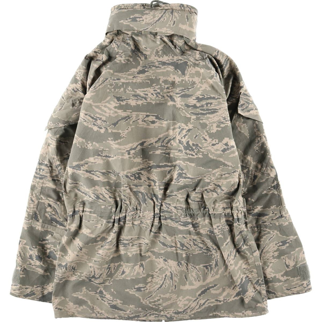 Civilian Camouflage Pattern ABU Digital Tiger Camo Military Gore-Tex Parka, Made in USA, Men's Size Small unclear Beige type Vintage Second Hand