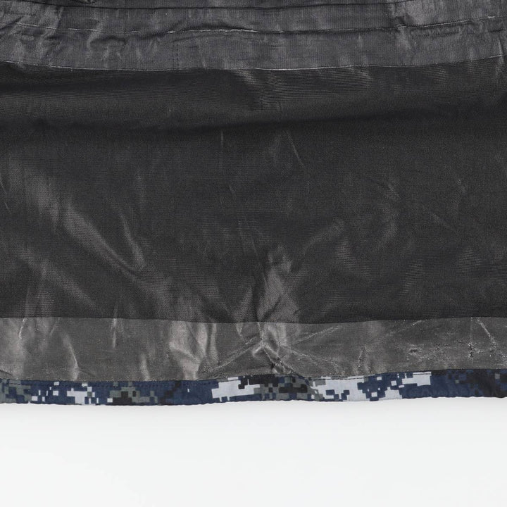 Authentic US military camouflage pattern NWU digital camo military Gore-Tex parka, made in the USA, small short, equivalent to a men's size S. Nylon navy blue type Vintage Second Hand